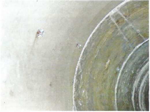 Cables clips in tunnel