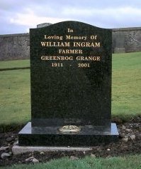William Ingram's headstone